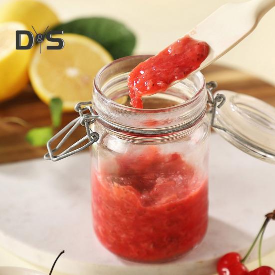 Silicone Jar Spatula for Scraping Spreading Long Handle Rubber Scraper for Jars Bottles Heat Resistant BPA Free Silicone Utensil for Home Kitchen