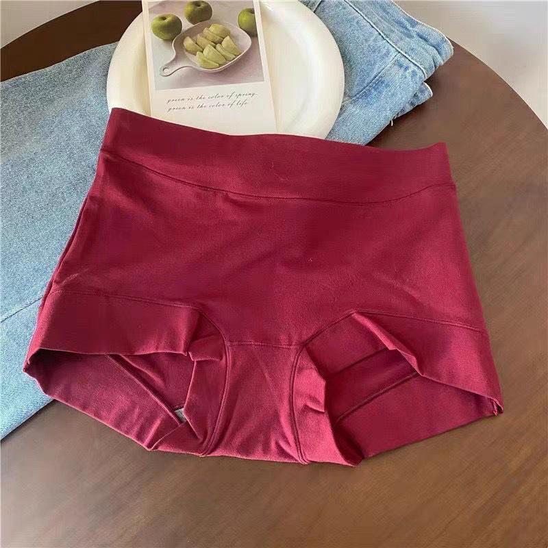 Women's Summer Simple Cotton Wrapped Buttock Comfort Skin Friendly Traceless Anti Slip Boxer Briefs