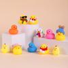 Duck Advent Calendar Multi-Purpose Mini Rubber Duck Ornaments Rubber Duck Pendant Set for Family Gathering Party Xmas Decor