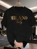 Unisex's Summer Short Sleeve English Letter Graphic Print T-Shirt