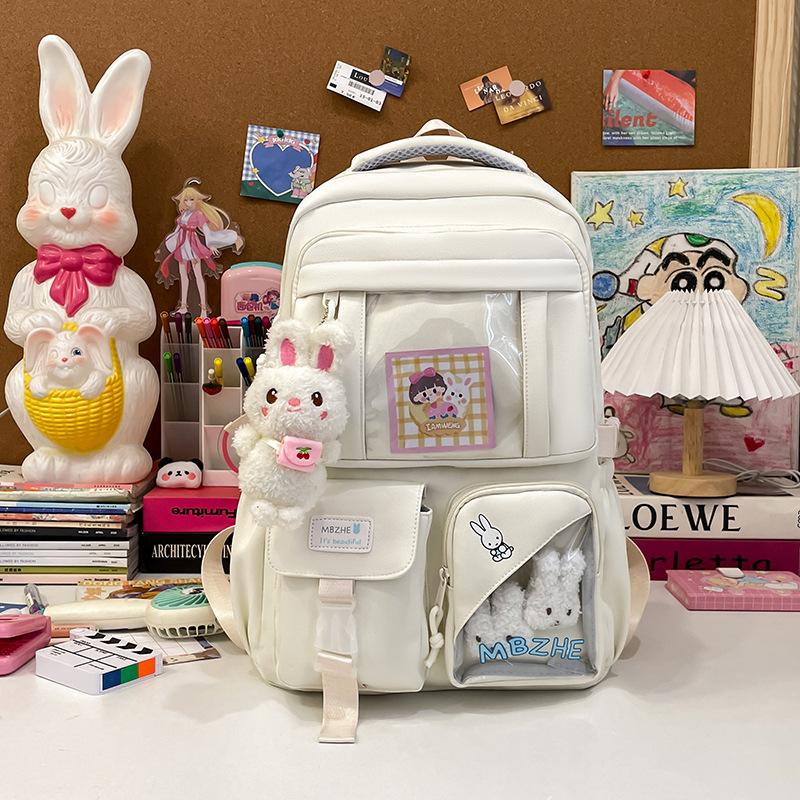 Versatile Large Capacity Computer Backpack  Junior High School Travel Bag Senior High School Backpack