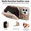 Noctilucent Crossbody Bag Faux Leather Phone Case for IPhone16 15 14 13 12 11 7 8 XS XRSeries Multi-card Slot, Bracket Function