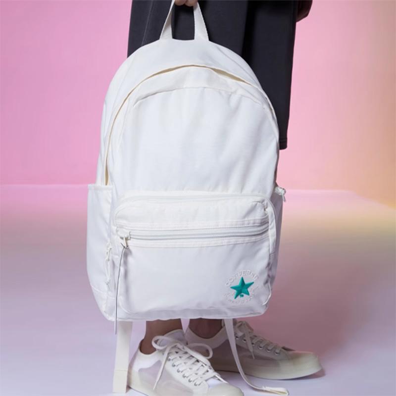 Converse Polyester Backpack Unisex Milk White 10021005-281