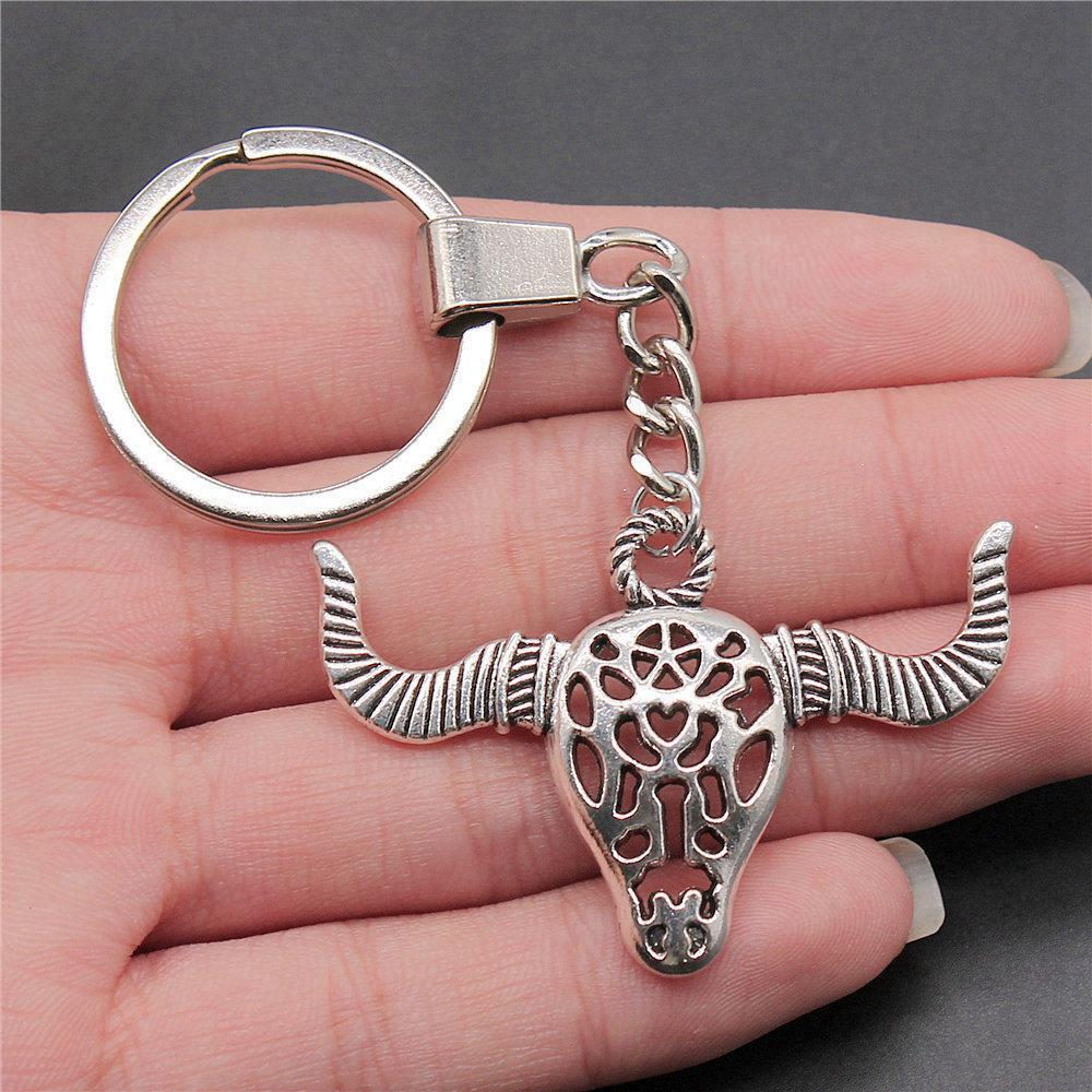 Cat Dog Rabbit Cute Pets Trio Antique Bronze Metal Keychain Best Seller Gift for Animal Lovers