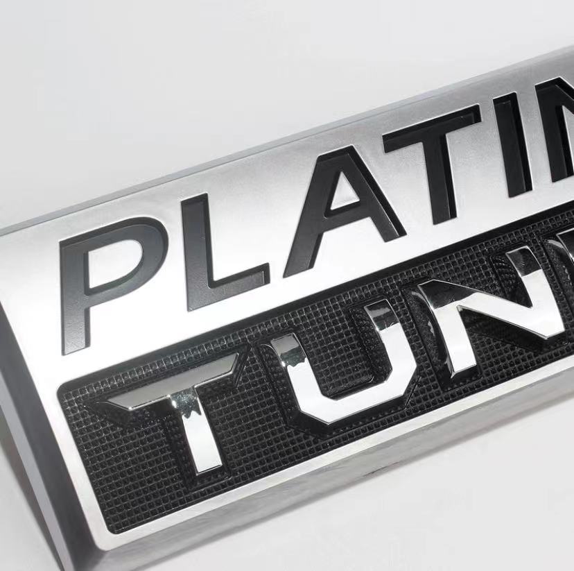3D Aluminum Platinum Tundra Badge 1794 Edition Tundra Emblem Car Door Decals Fender Stickers For Tundra Car Styling Accessories
