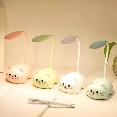 Cute Cartoon Kittens Foldable Night Light Personalized Bedside Decorative Lamp For Living Room Home