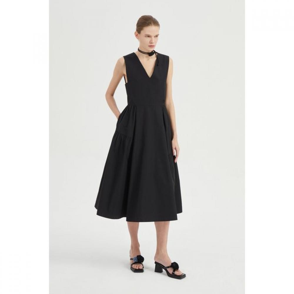 Lucky Chouette Sleeveless Volume Dress Lqdax26700 BKX (black)/36(55)