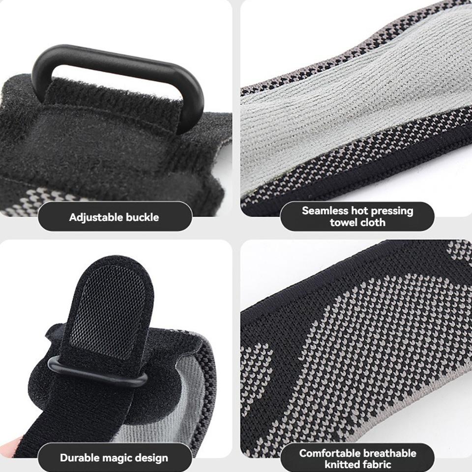 1Pcs Patellar Band Knee Pads Double Silicone Gasket Shock Absorption Basketball Compression Straps Joint Support