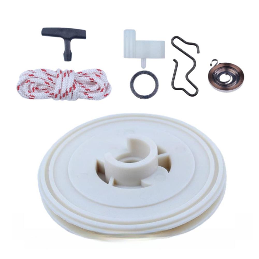 Chainsaw recoil starter repair kit compatible with For 024 For 024AV 026 026 PRO MS240 MS260 including all necessary parts