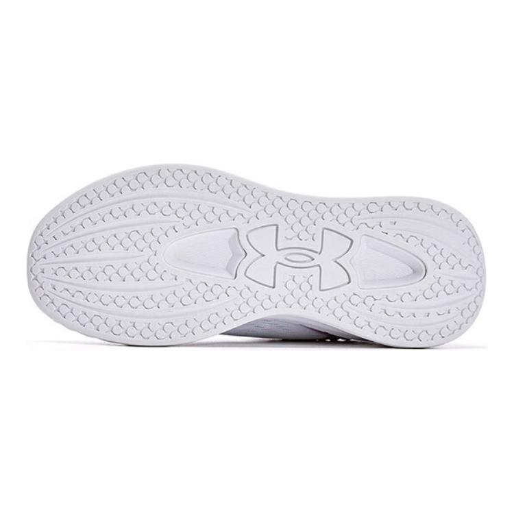 Under Armour Comfortable Versatile Lightweight Durable Low-Top Kids Running Shoes Kids sneaker White Purple 2411107