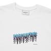 Dieses ist nie das verwirrte Logo-T-Shirt Weiß