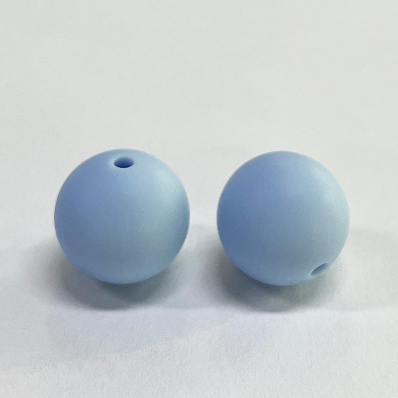 15mm Macaron Silicone Round Beads for Baby DIY Pacifier Chains