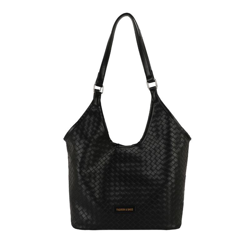 Portable large-capacity bag, women's 2025 new high-texture commuter tote bag, college student class shoulder armpit bag