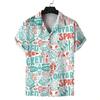 Beach Hawaiian Fashion Loose Casual Short Sleeve Men's Shirt