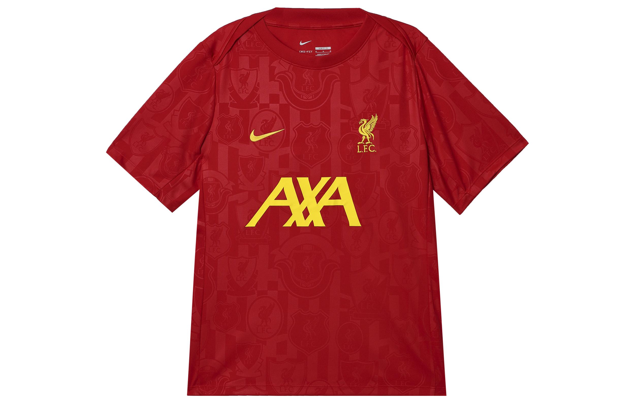 Мужская футболка Nike Liverpool Fc Academy Pro с коротким рукавом Nike Dri FIT для предматчевых тренировок по футболу FN9653-688 S