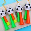 5PCS/Pack Football Colored Style Shaped Cheerleading Horn Plastic Horns for Football Match Audience Cheerleading Accessories ZYF