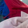 Cashmere Scarf Red Gray New Year High-End Solid Color Versatile Warm Scarf