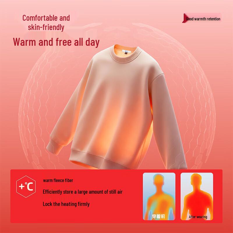 Warrior Men's Fleece-Lined Round Neck Sweatshirt