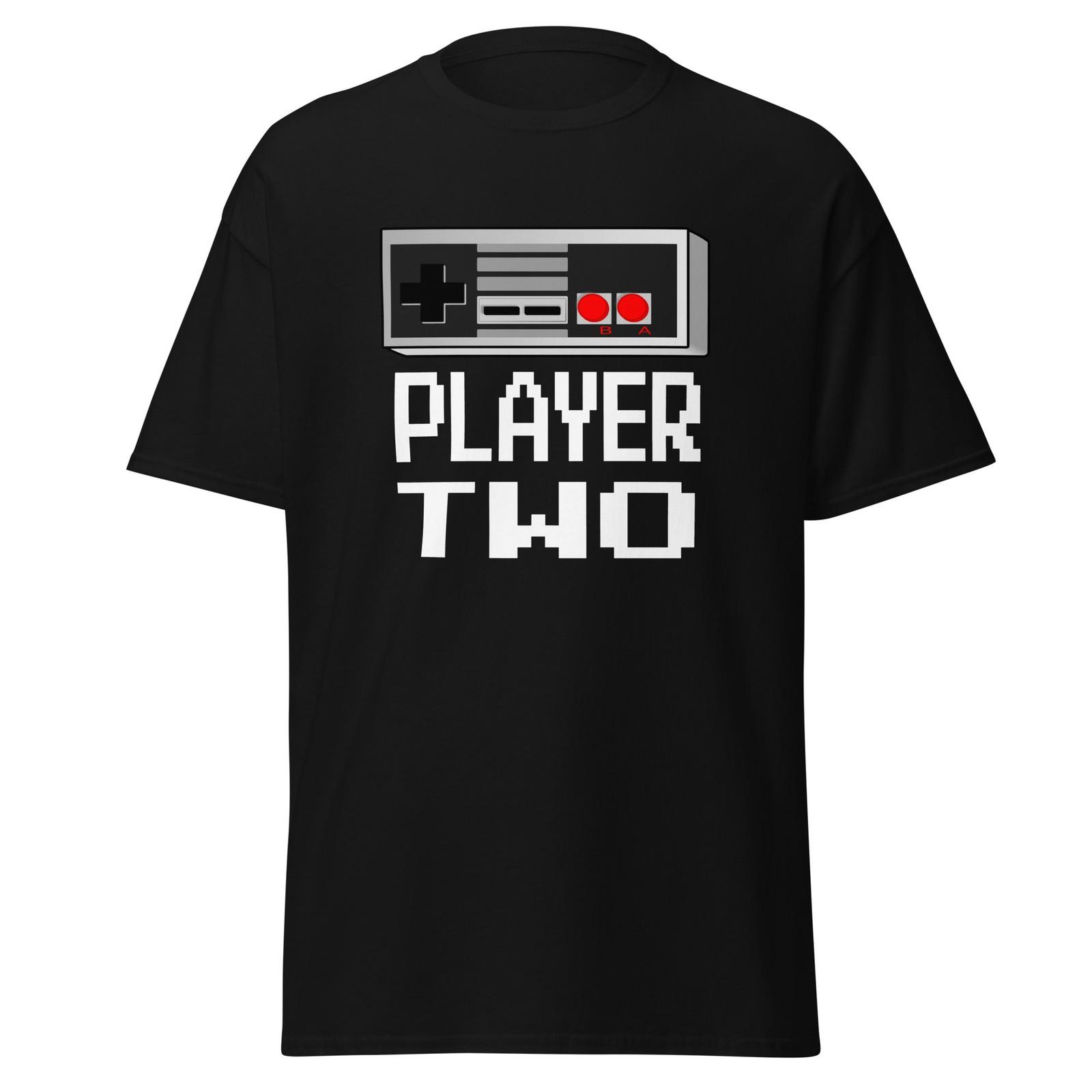 Player Two - 90 s Retro Gaming Shirt Nostalgia Gift For Gamers, Unisex XXXL