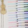 4Pcs/set Macaron Highlighters Color Gradient Highlighter Pens Kawaii Stationery Students Marker Pen Cute School Office Supplies