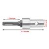 Drill Chuck Adapter Round Shank Garden Auger Drill Adapter SDS Plus To 1/2Inch Thread Drill Fit Corded Cordless Drill
