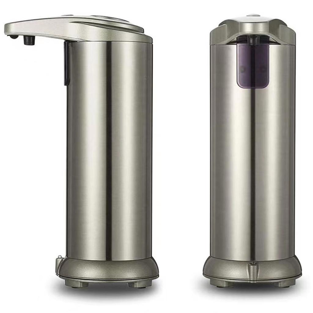 Automatic Soap Dispenser Touchless Soap Dispenser 250ml Battery Powered Electric Adjustable Stainless Steel Dispenser