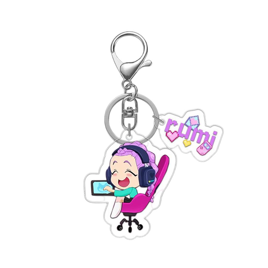 Acrylic Keychain Pendant Student School Bag Cute Decoration Small Gift