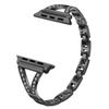 Damen Diamant Armband für Apple Watch Armband Serie 10 9 8 7 SE Verstellbares Metallarmband 49/45/44/40/38mm Band