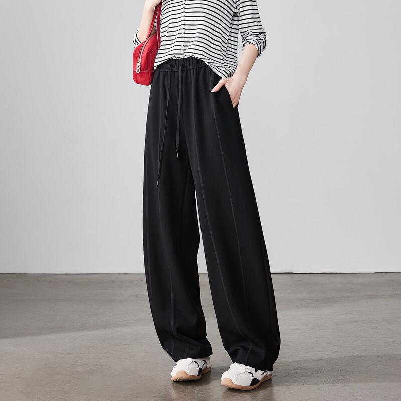 SOFSIL Women's High-Waisted Wide-Leg Pants