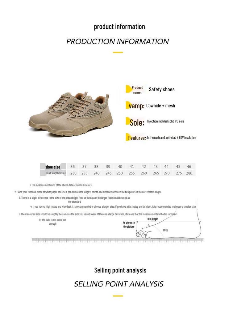 Alliance Messenger Men's Breathable Safety Shoes