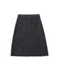 Nice Ghost Club Denim Panel Skirt_Charcoal(Ng2Effd115A)