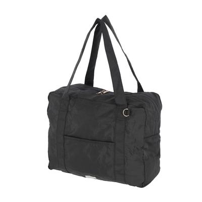 Gowell Carry-on Bag with D-Ring  Foldable Tote Bag for Girls' Trips, Travel Bag, Folding Bag, Carry-on Bag, Travel Accessories, Travel Goods (Dark