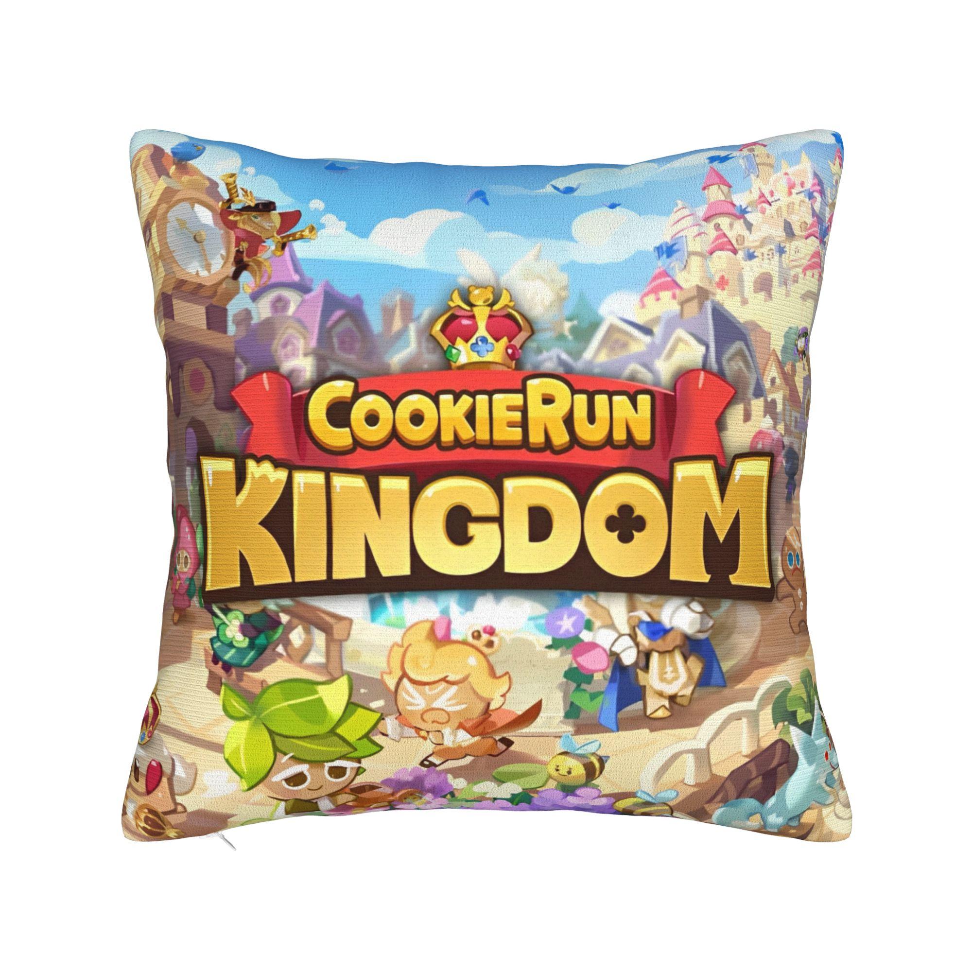 Home Decoration Cookie Run Kingdom  Pillowcases Accessories Video Games Pillow Covers Square Multi-Size 12x12in 30X30cm