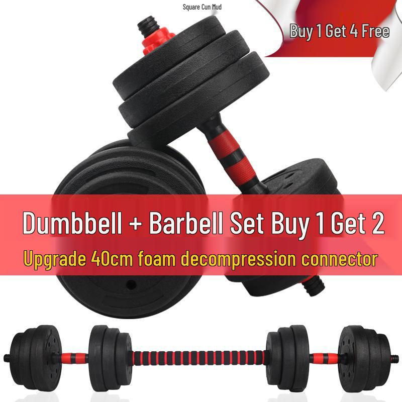Adjustable Dumbbell & Barbell Set for Men - 10/20/30 kg