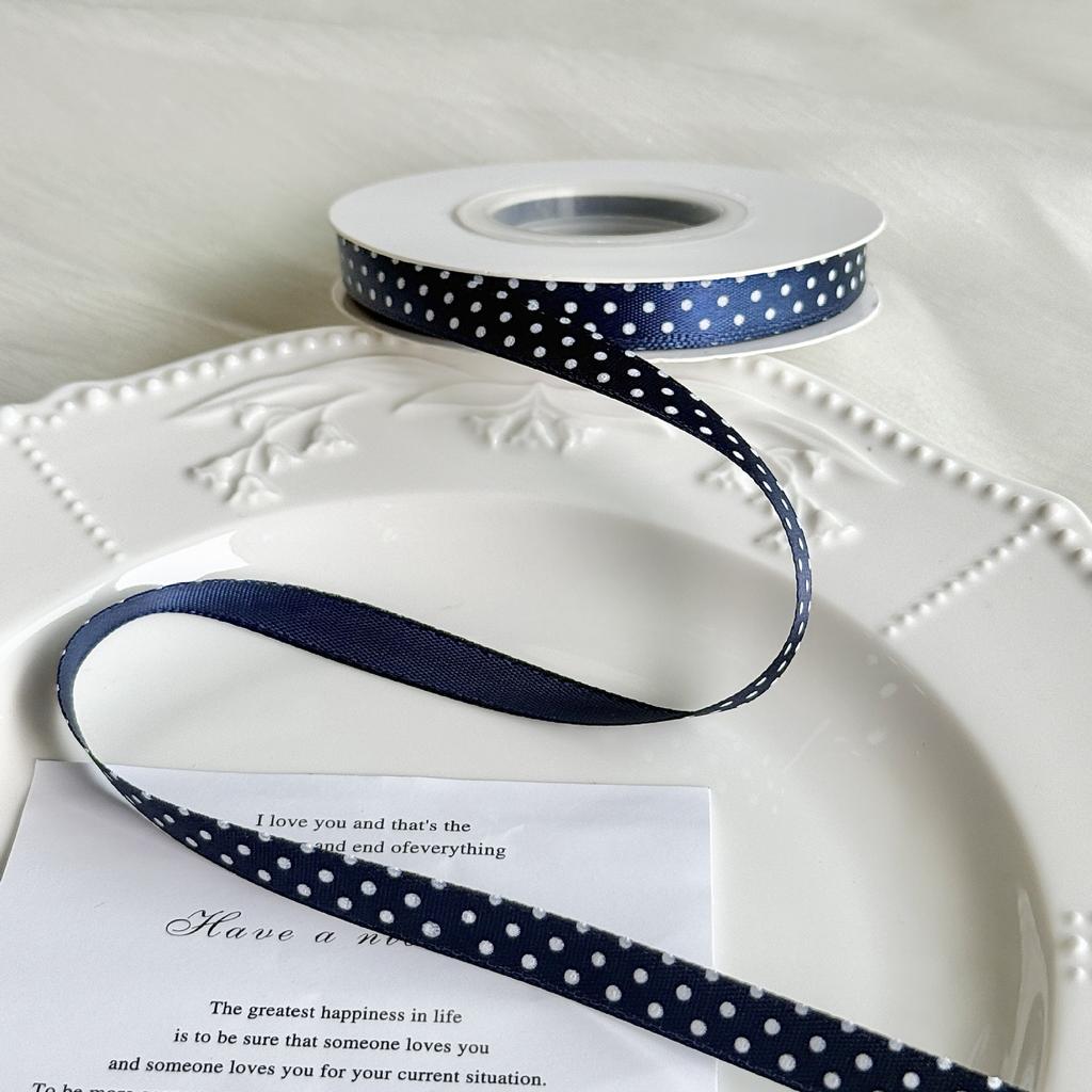Polka Dot Ribbon Length Multi Color Ribbon Gift Wrapping Ribbon Playful For Bow Making Wedding Party Decorations Gift Wrapping