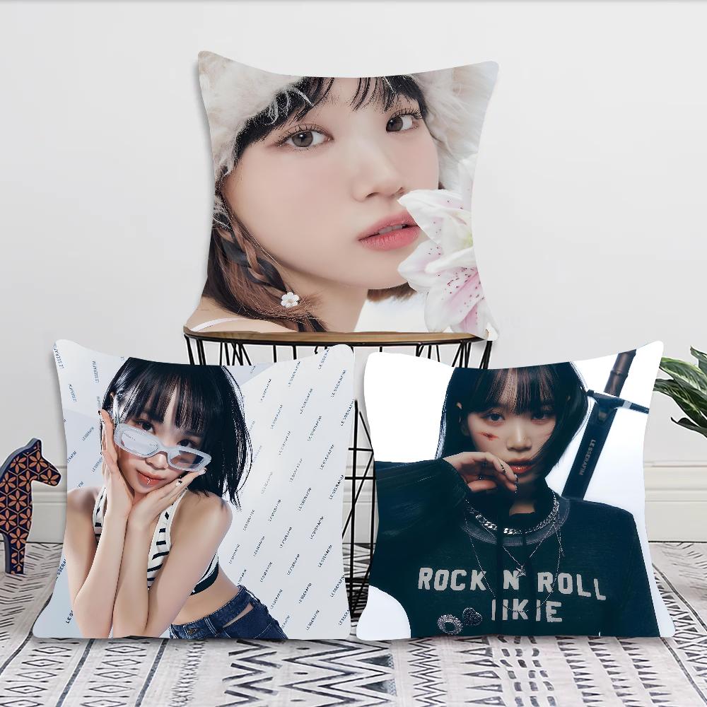 Kim Chae Won Kpop Style Pillow Case Square Pillow Bedroom Sofa Leisure Comfort Cushion Car Living Room Home Decoration