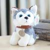 Perro de Peluche Juguetes de Peluche Cachorro Husky Perro de Peluche de Simulación Niños Novias