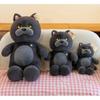 Adorable Soft Plush Blue Cat Stuffed Toy For Kids Comforting Companion Gift 35cm