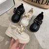 2025 Autumn New Korean Version of Children's Foreign Style Bow Princess Single Shoes Girls British Style Soft-soled Small Leather Shoes