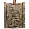 Nubty (The Ancient Egyptian God Set/Seth) Throw Blanket Soft Sherpa Fleece Warm Blanket for Winter