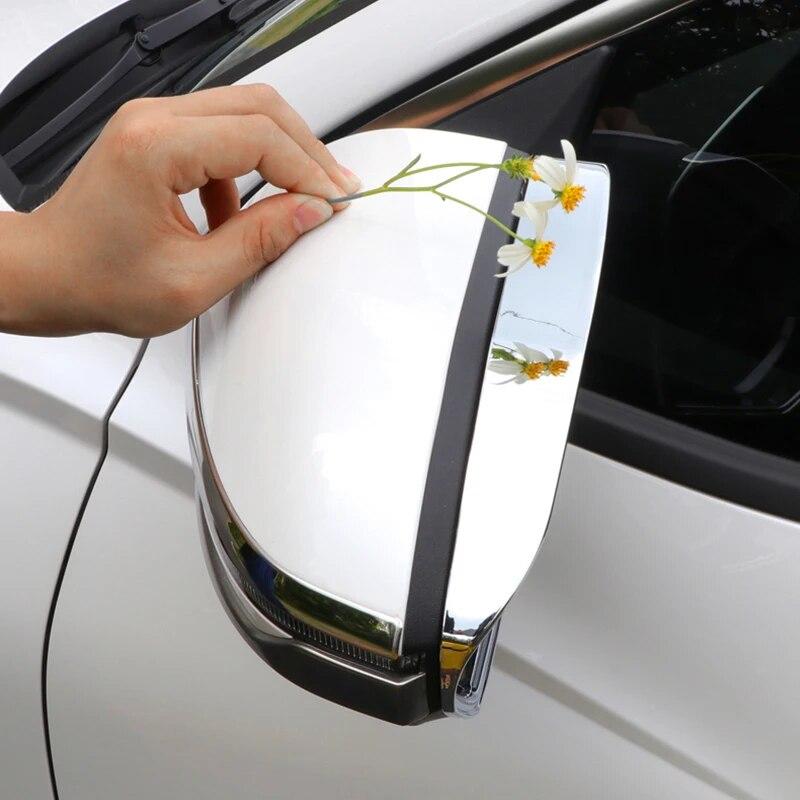 For Hyundai Tucson NX4  2022 2023 Hybrid N Line Car Rearview Mirror Eyebrow Rainproof Rain Protector Trims Cover Accessories