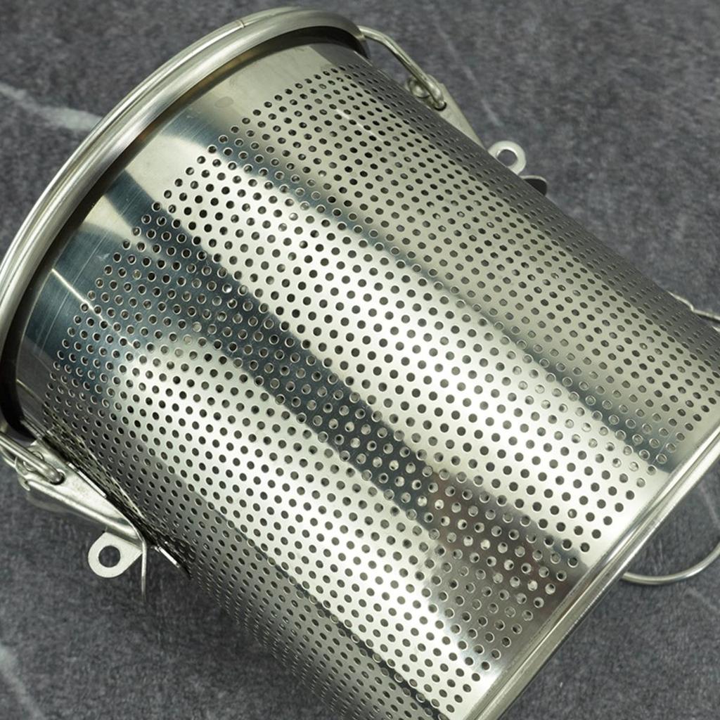 Stainless Steel Brine Basket Spice Seasoning Strainer Seasoning Tea Ball Infuser Soup Filter Tool Cooking Strainer Mesh Basket