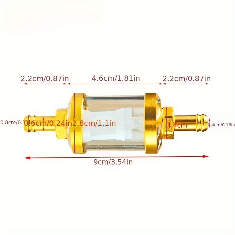 8mm CNC Gas Oil Filter Universal Motorcycle Accessories for ATV Pit Bike Car Moto Oil Cup