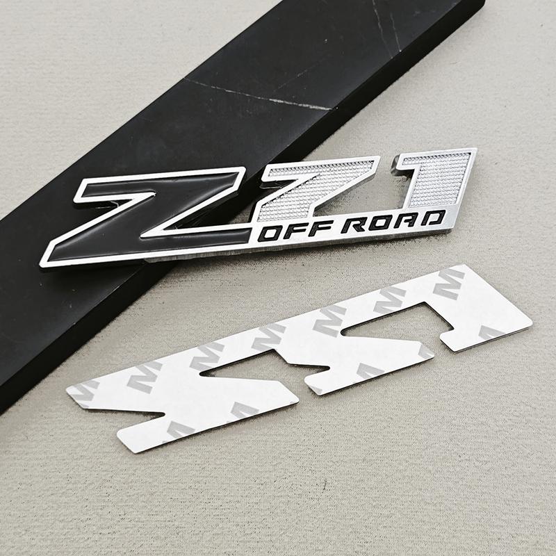 3D Metal Logo Z71 Emblem Car Front Grille Badge Trunk Sticker For Chevrolet Tahoe Colorado Cheyenne Chevy Silverado Accessories