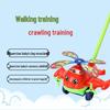 Children's Hand-Push Airplane Walker Toy