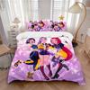 Superhero Trio Adventure Print 3Pcs Bedding Setduvet Cover With 2 Bedropillowcase Home Birthday Gift