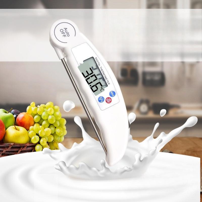 1Pc Digital Display Folding Thermometer Food Food Thermometer Kitchen Barbecue BBQ Special Thermometer, Thermometer