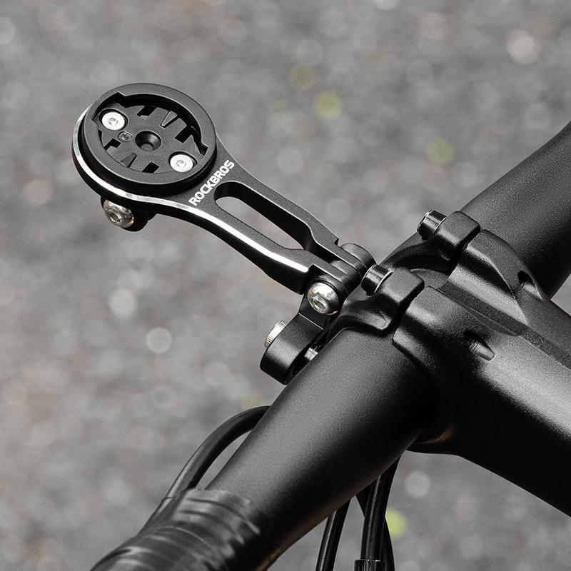 Rockbros Bike Bracket Front Light Lamp Holder Aluminum Alloy Extension Holder For Bicycle Computer Wahoo Bryton Garmin Bracket