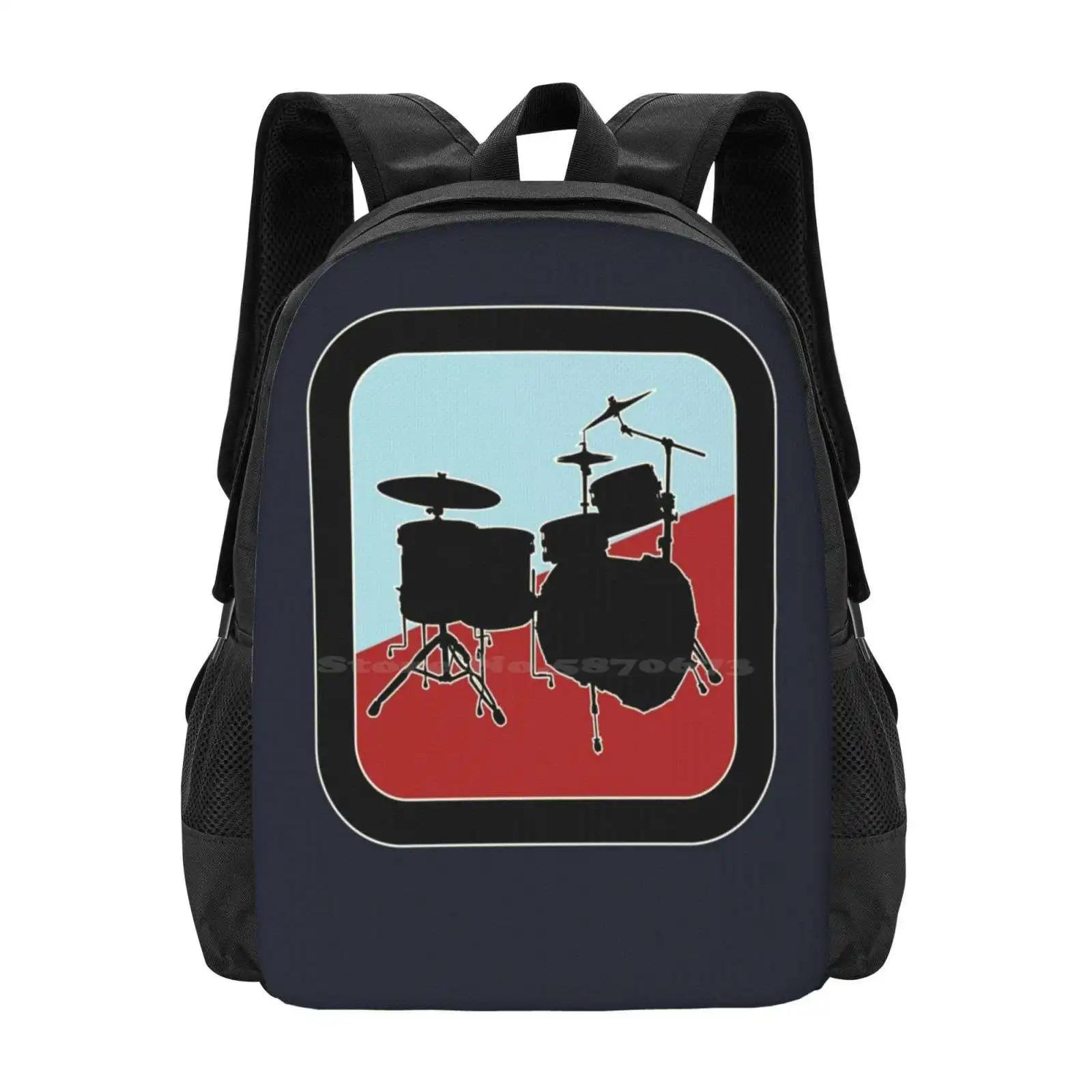Drums Sign Fashion Pattern Design Travel