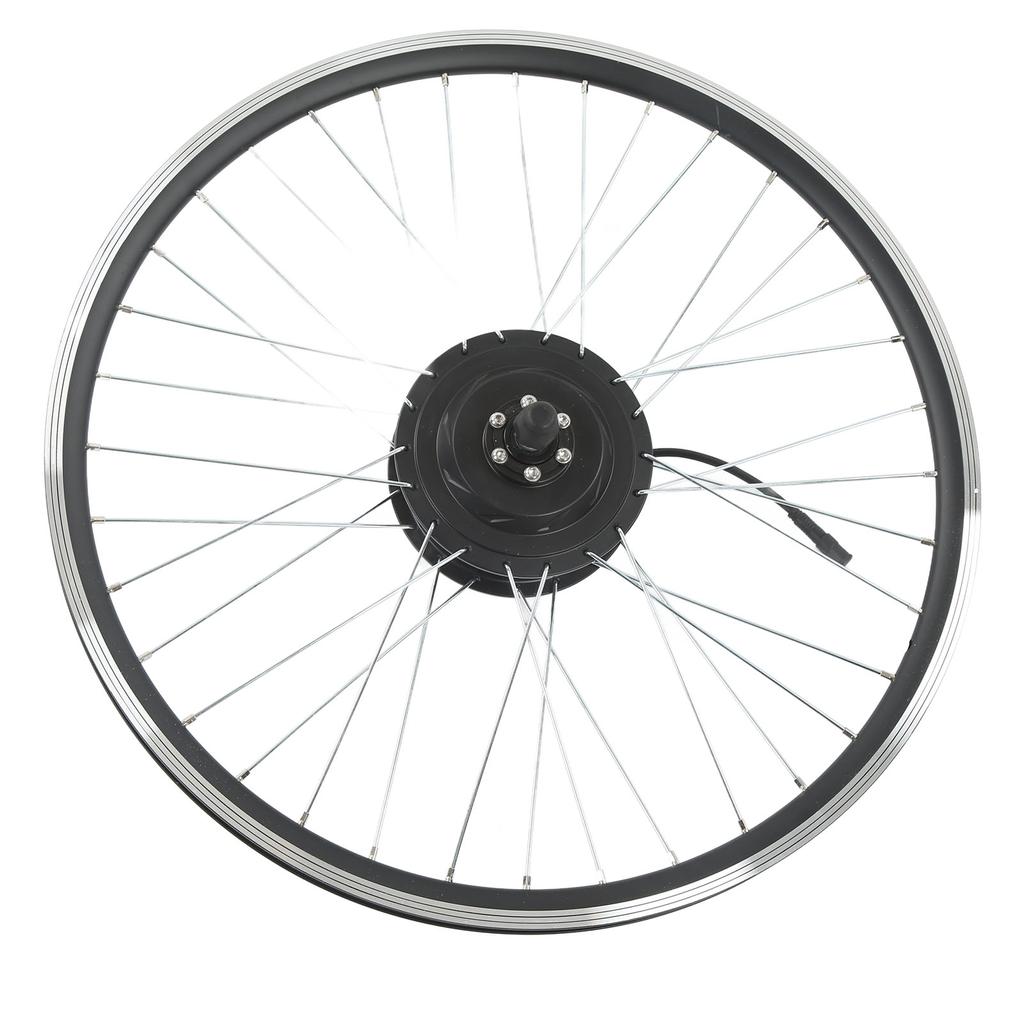 36V 500W Bike Motor Wheel Kit Bike Modified Brushless Toothed Motor Kit Front Drive Kit with LCD3 Panel Configuration